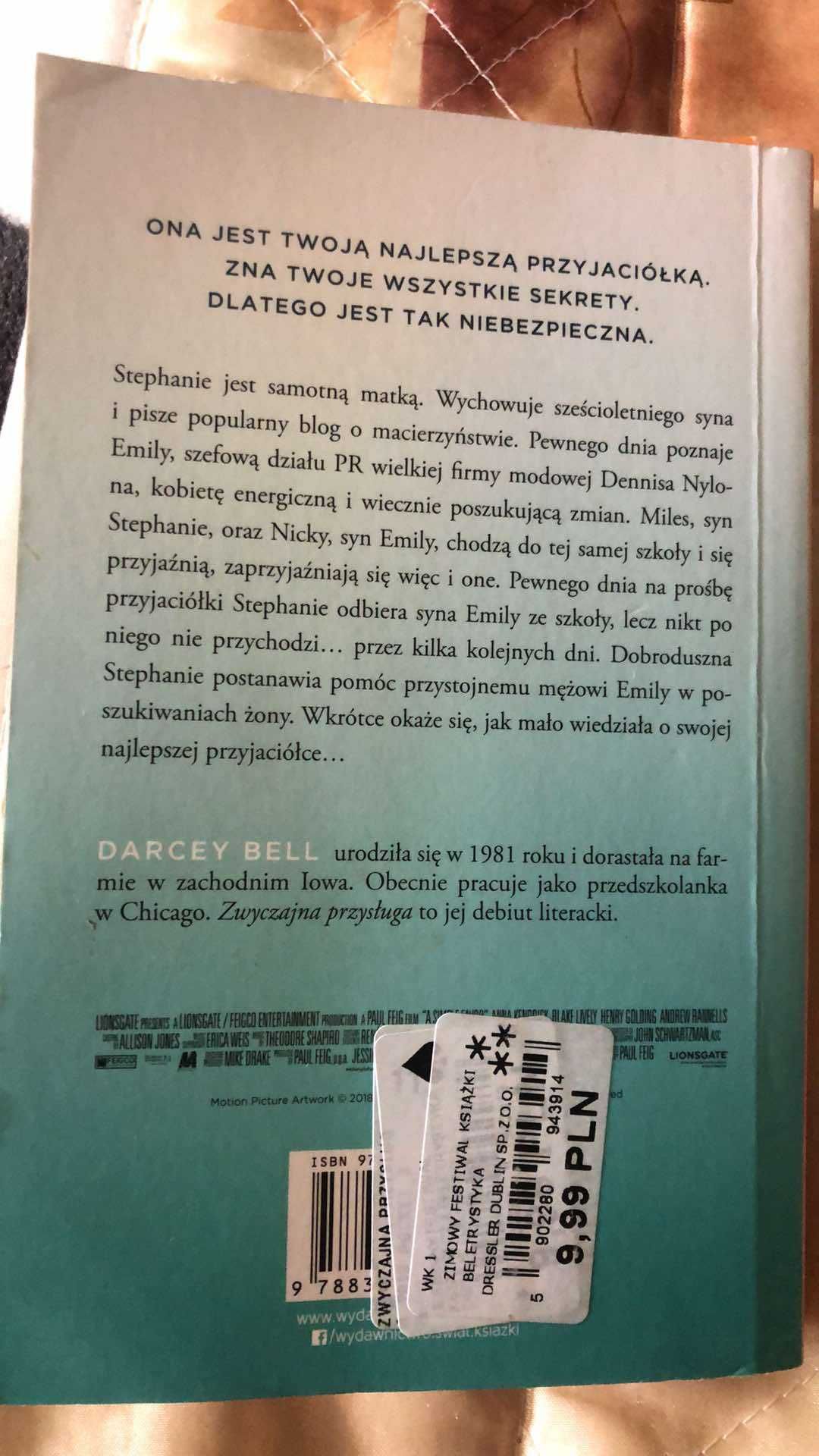 Darcey Bell Zwyczajna Przysługa
