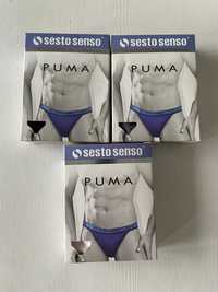 Slipy męskie Sesto Senso Puma Tanga XL 3-PAK