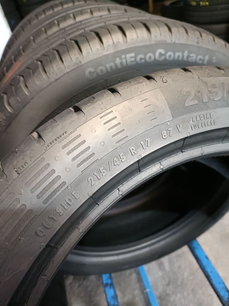 4x 215/45r17 Continental ContiEcoContact 5 z 2017r 7mm