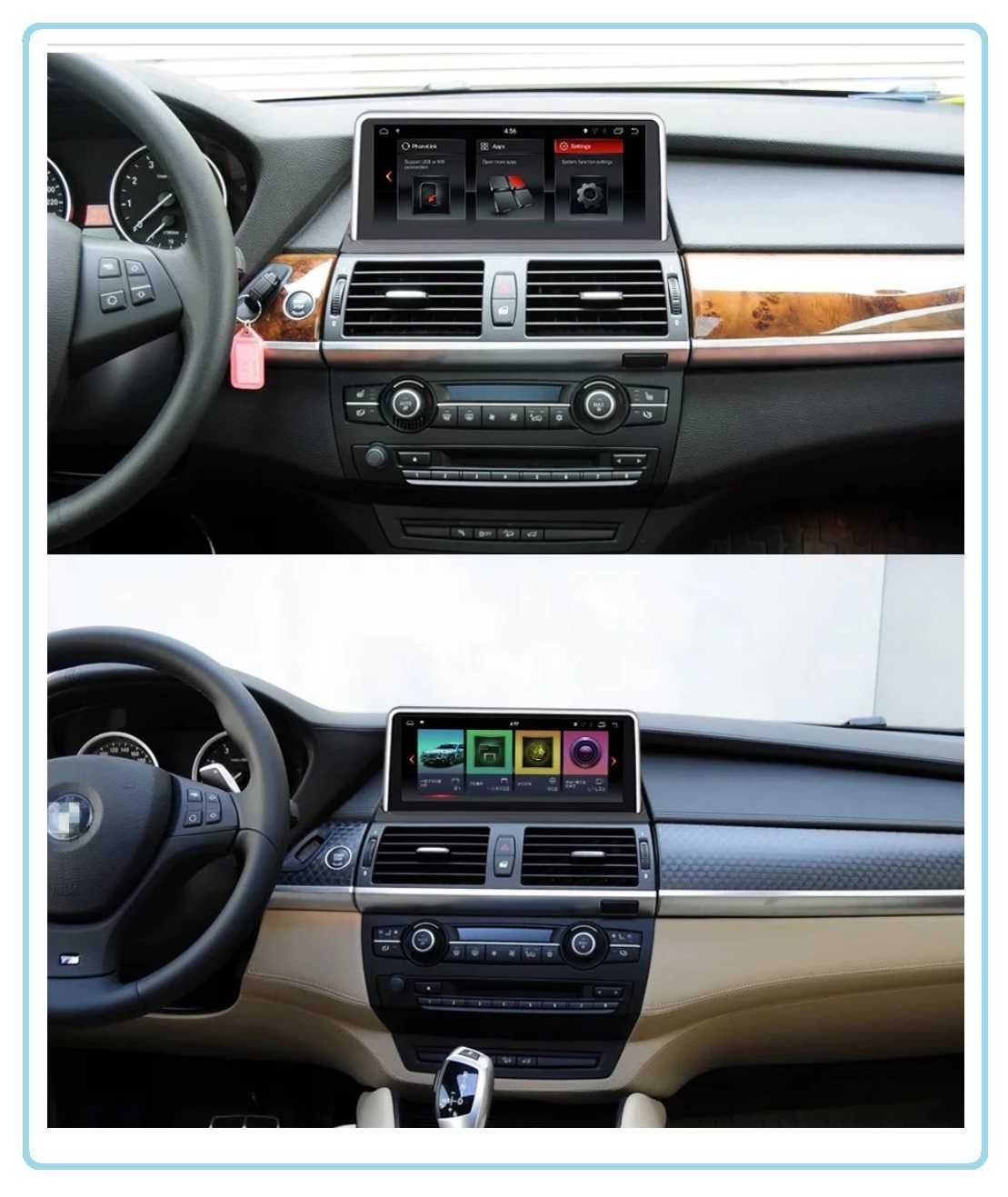 Магнітола BMW e70, е71, Х5, Х6 Android, 4G, GPS, USB, CarPlay!