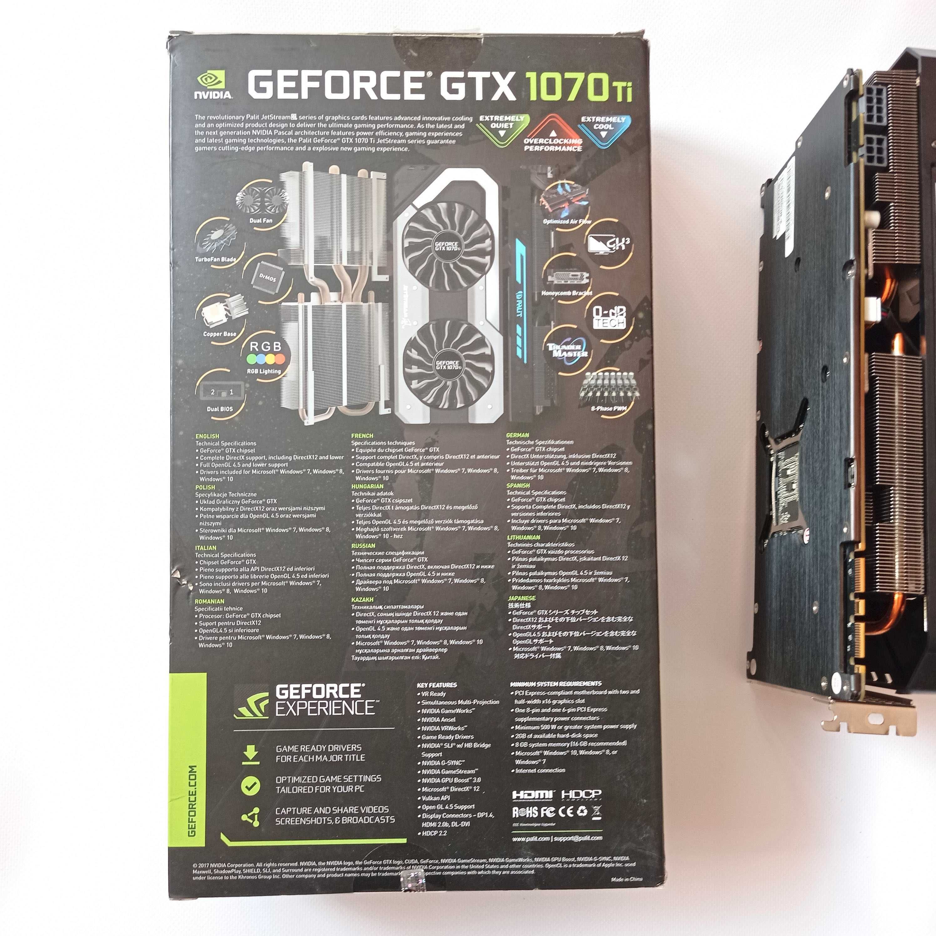 Karta graficzna Palit Geforce GTX 1070 TI 8 GB