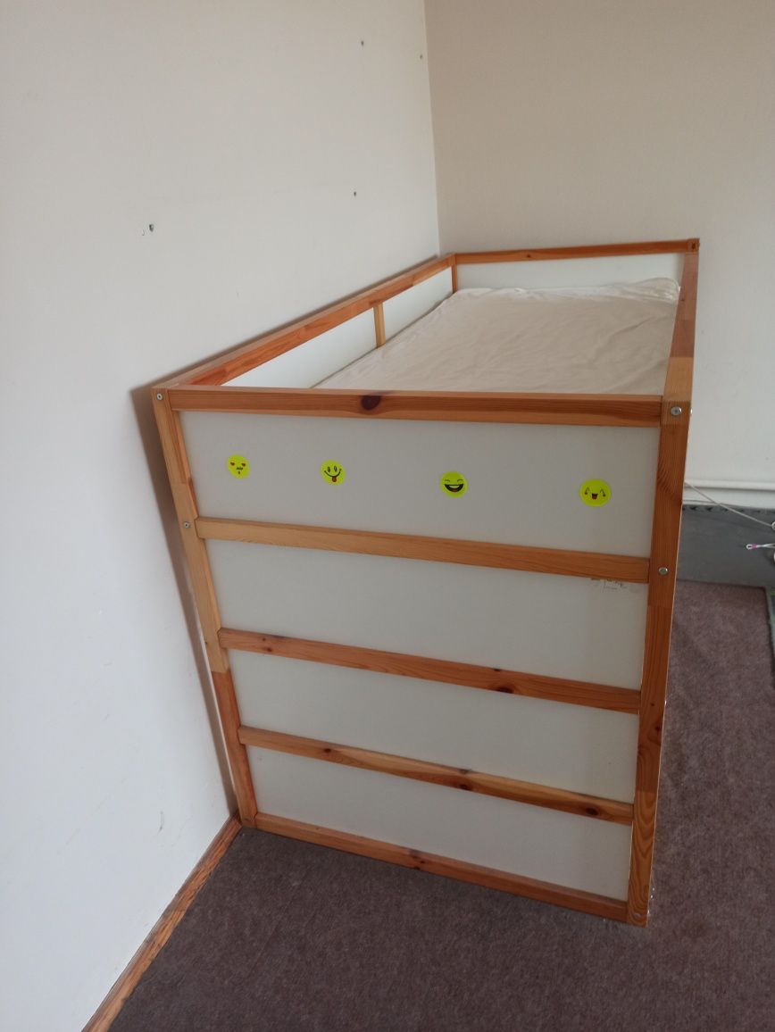 Łóżko piętrowe Ikea Kura