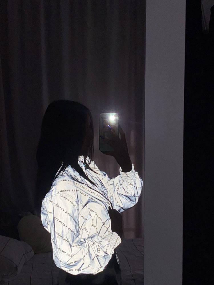 ветровка bershka світлоотражающа xs