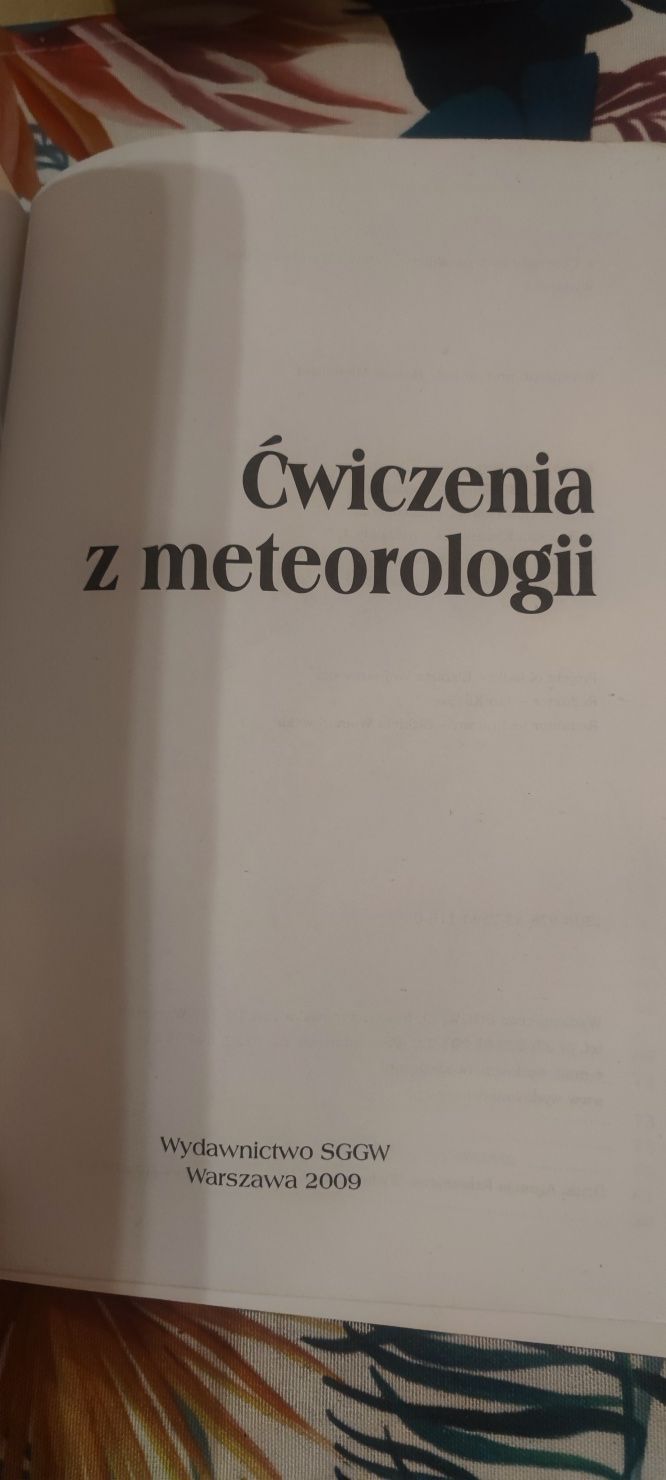 Ćwiczenia z meteorologii, Wydawnictwo SGGW