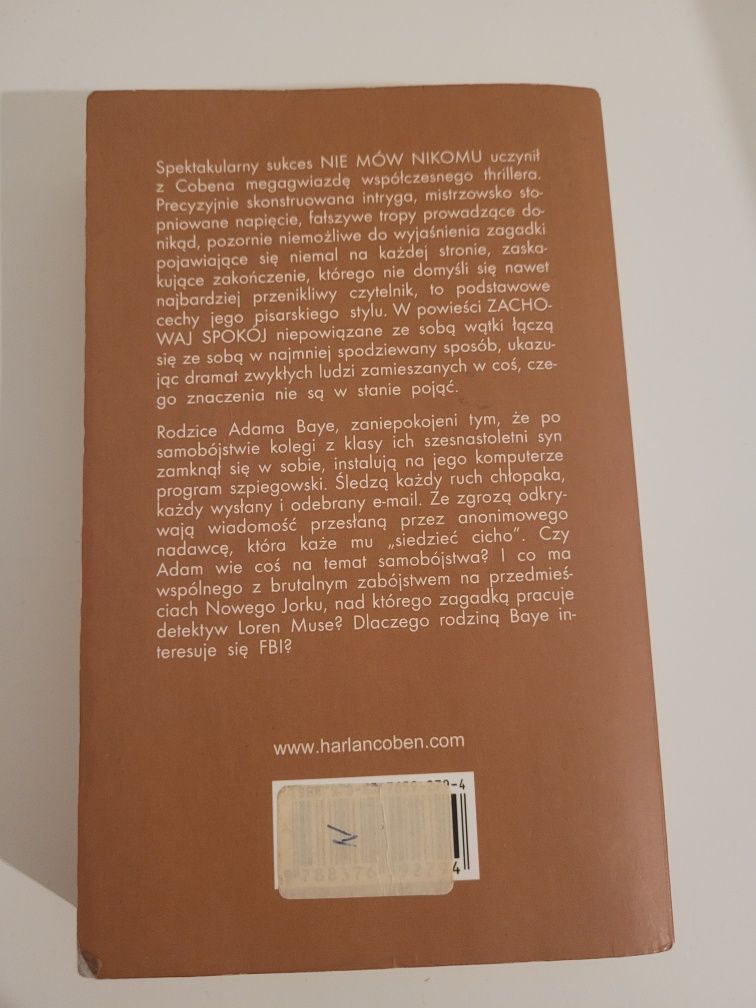 Książka Harlan Coben Zachowaj Spokój