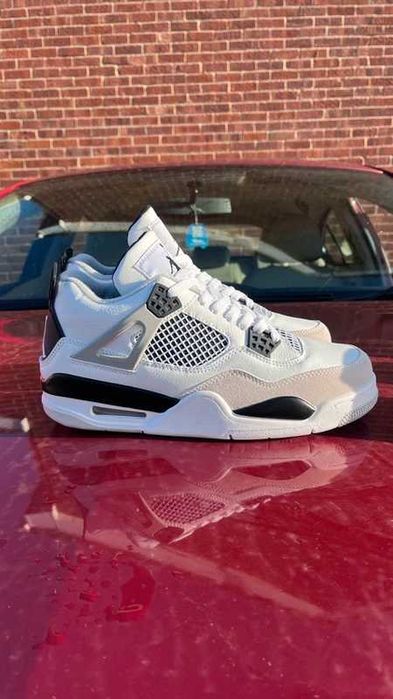 Buty Mokasyny Jordan_4_Retro_Military_Black R.43