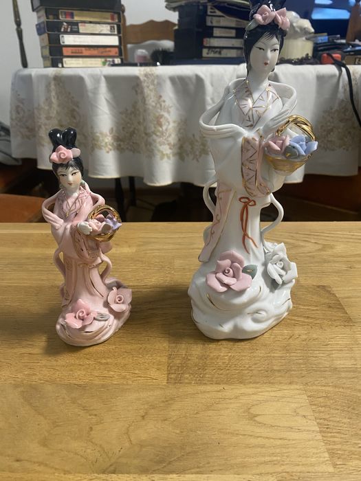 Chinskie figurki gejsza