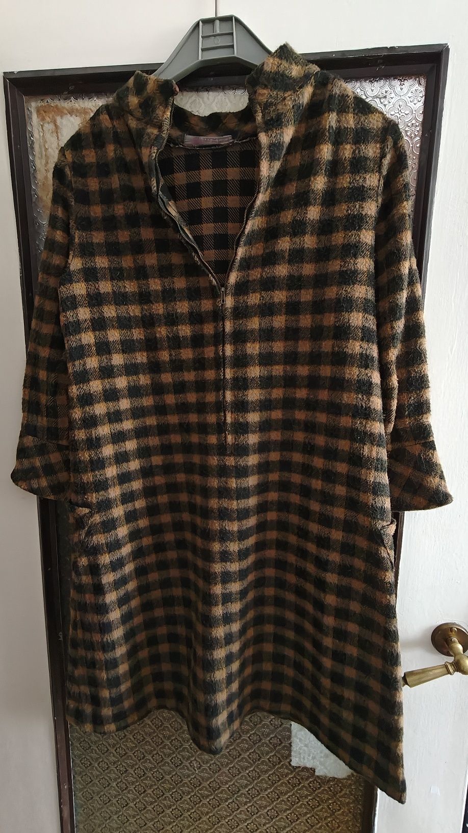 Sukienka wełniana WZPO Cora Lata 60 prl vintage Retro