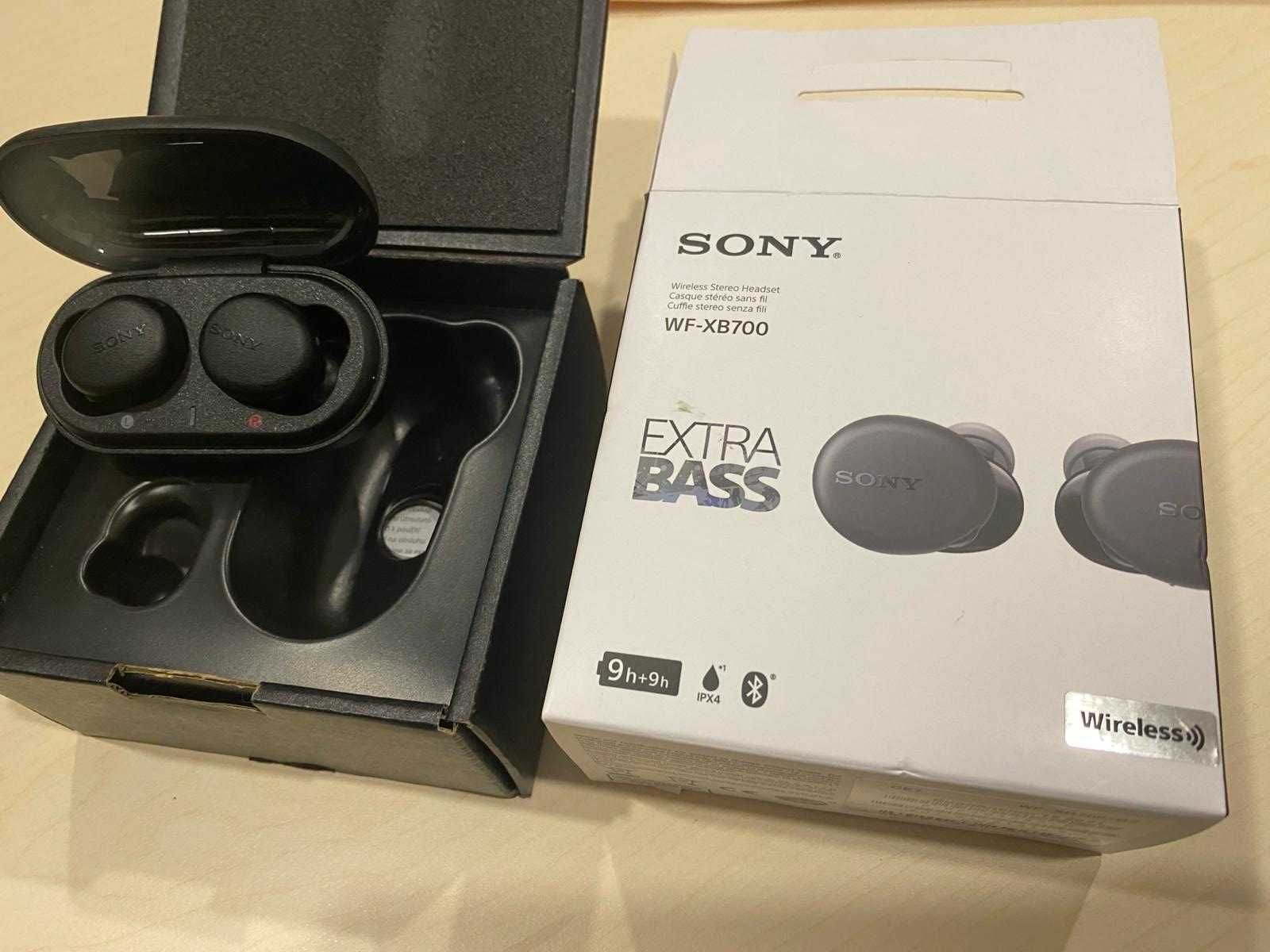 Sony headset WF-XB700 Black