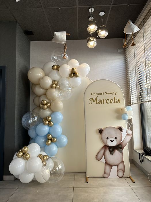 Dekoracje balonowe / ścianki balonowe / urodziny / chrzciny / komunia