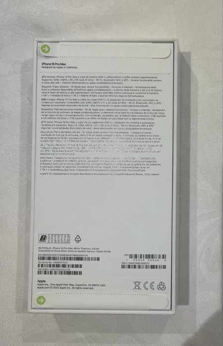 IPhone 15 ProMax -256 GB lacrado