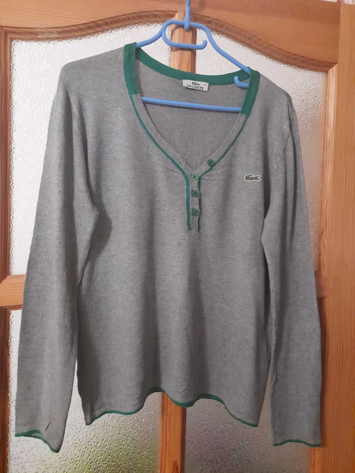 Кофта Lacoste размер L XL XXL котон женская