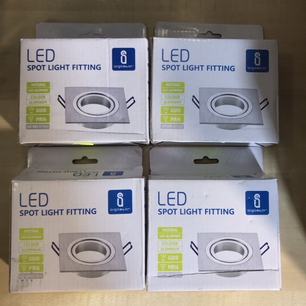 Conjunto foco para teto led Spot Light Fitting aluminio Aigostar - Nov