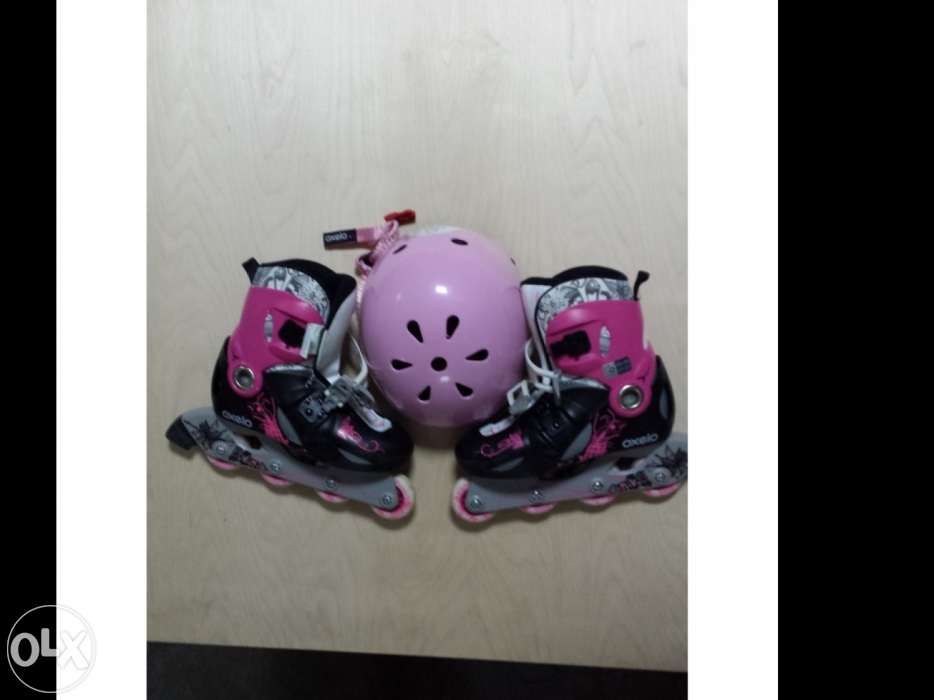 Patins em linha mais acessorios