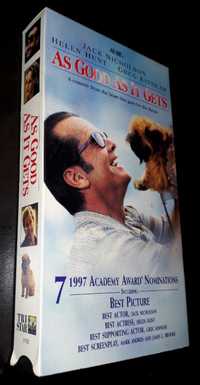VHS "As Good As It Gets" com Jack Nicholson
