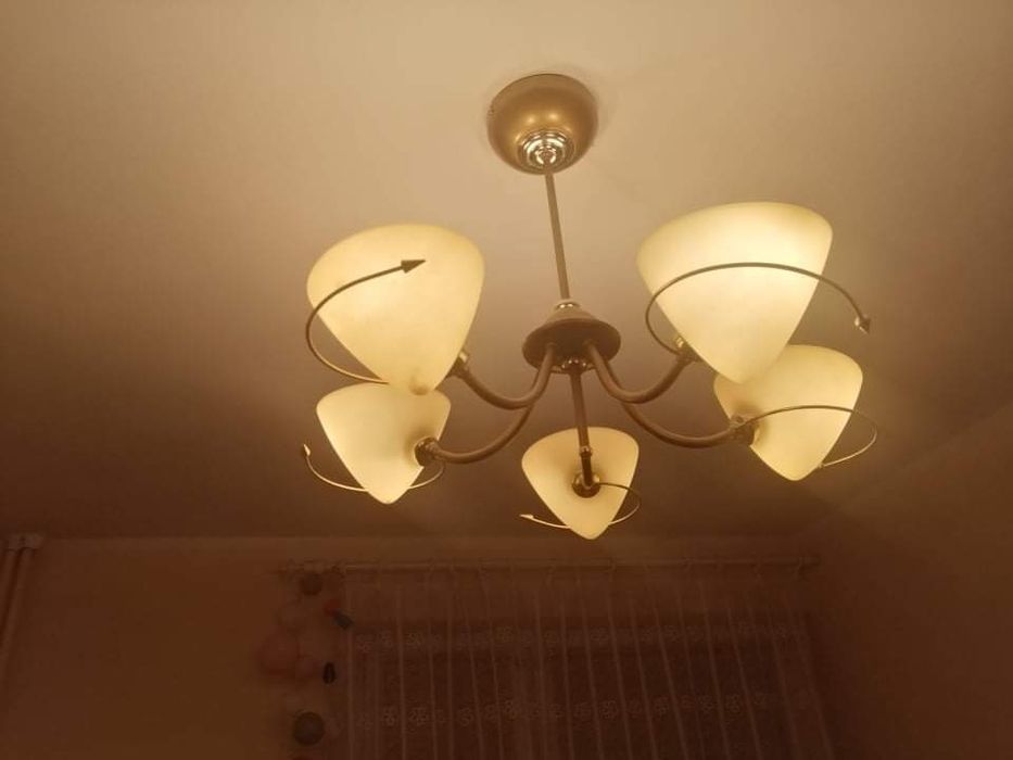 Lampa sufitowa 5 ramienna