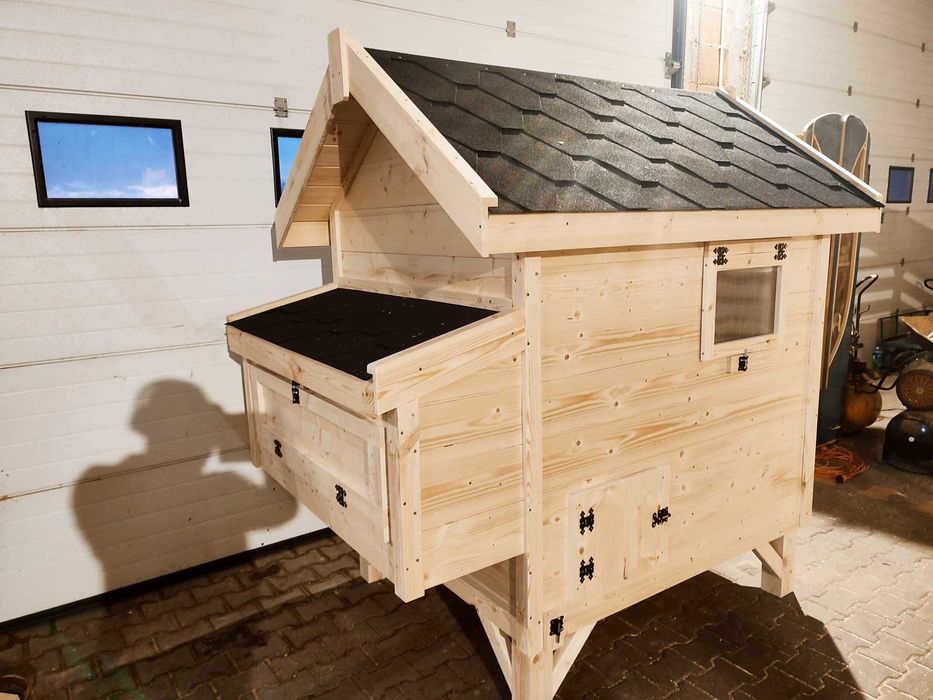 Kurnik dla kur- 125x185x210h PRODUCENT Wood Stuff 12 KUR