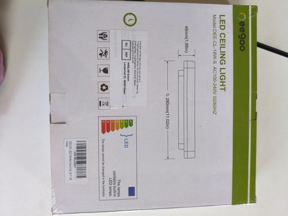 Plafon LED 18W Oeegoo