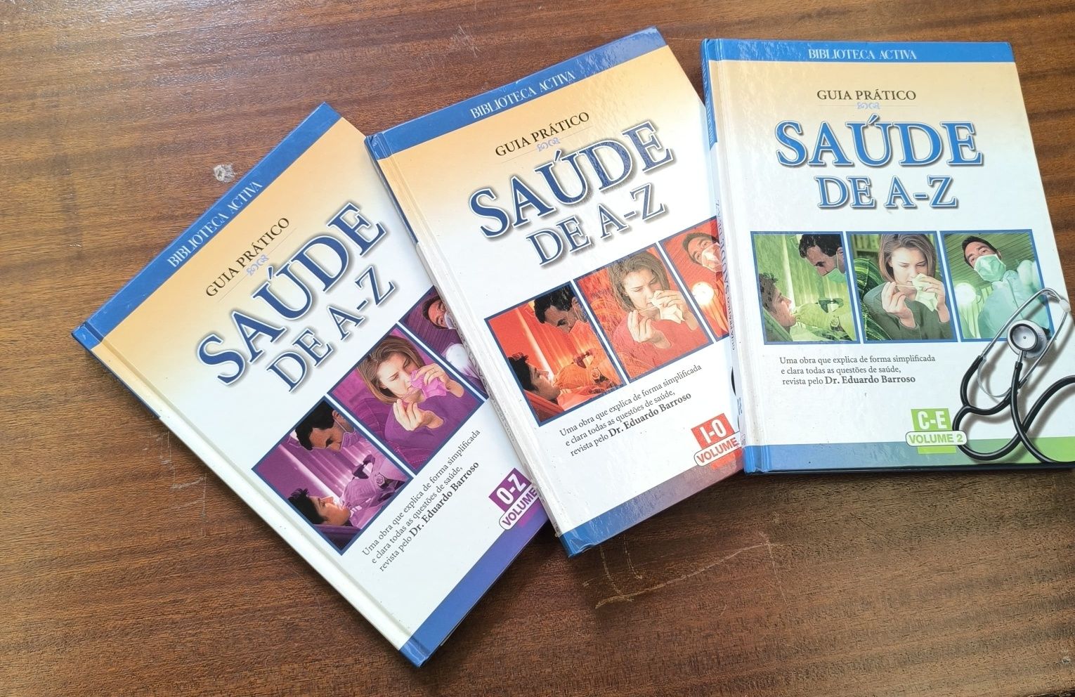 3 livros Saúde de A - Z