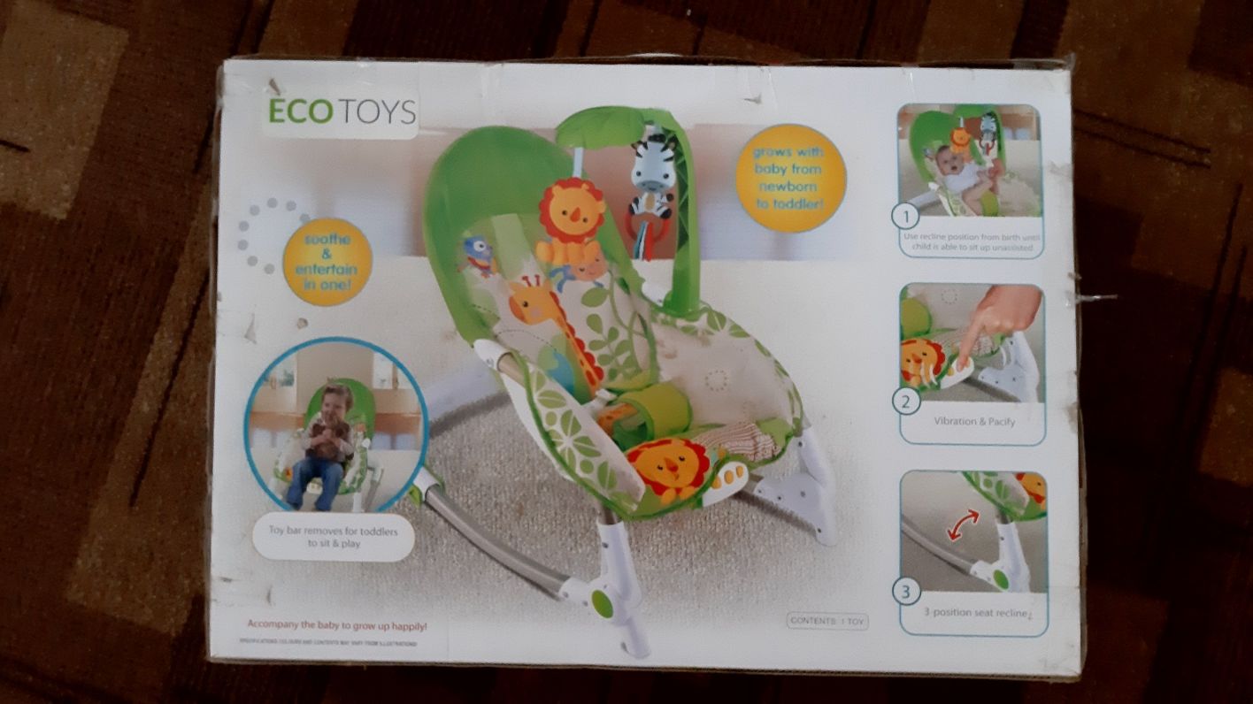 Leżaczek bujaczek ecotoys