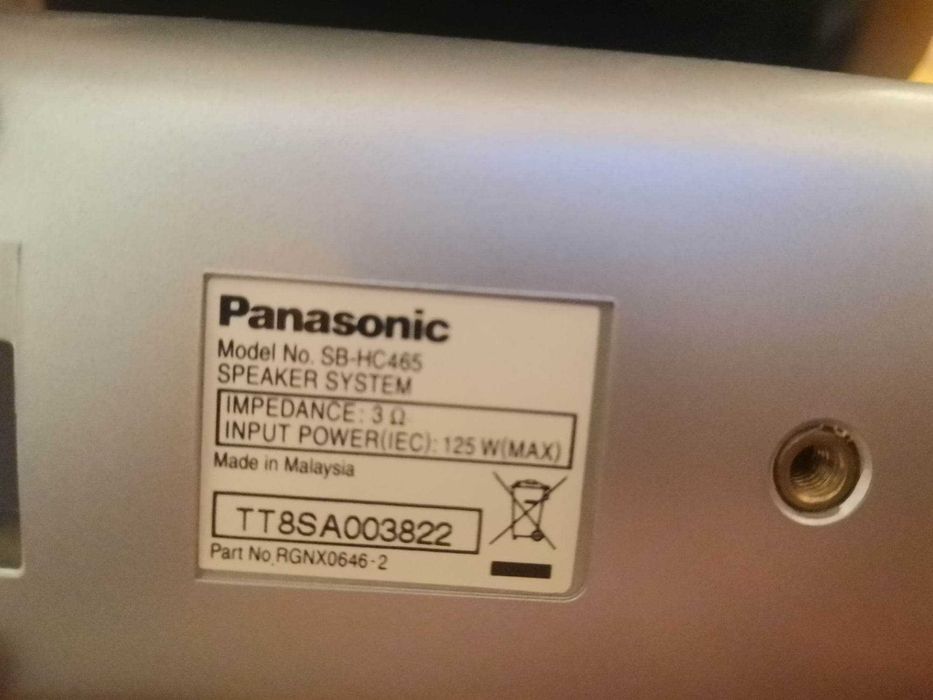 Kino domowe Panasonic plus odtwarzacz płyt DVD