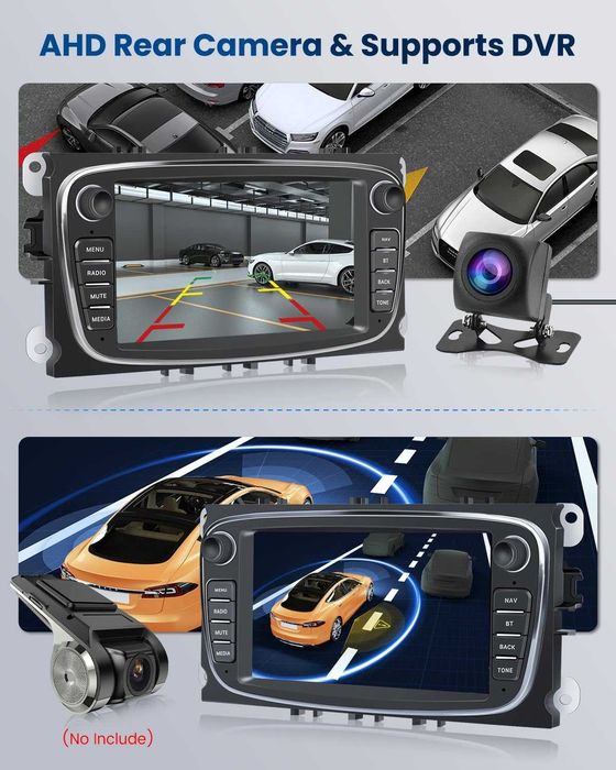 Carplay Hikity SH3AM5Hi Focus II mk2 Mondeo S-Max C-Max Galaxy Kuga