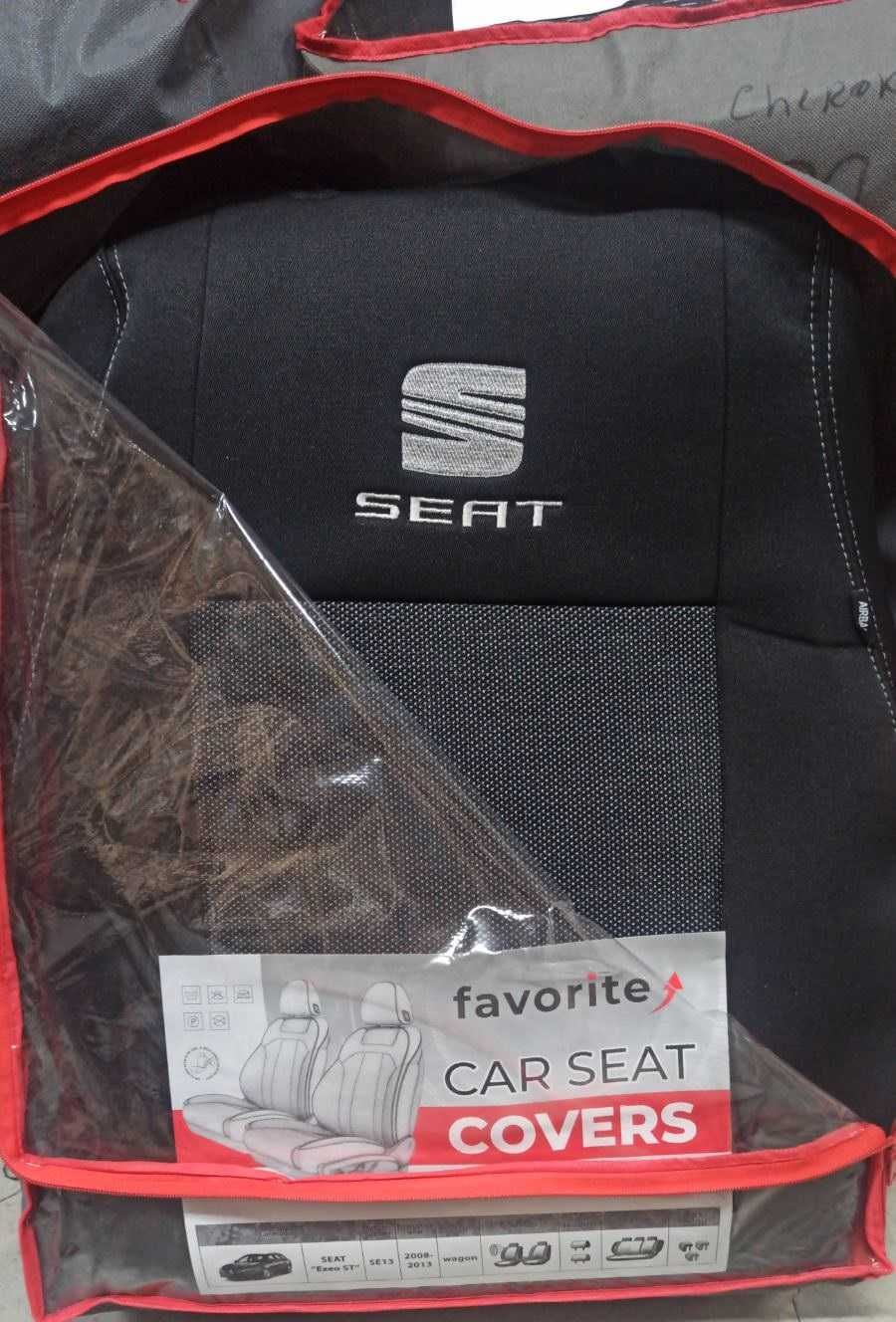 Якісні авточохли для SEAT Alhambra, Altea, Ibiza, Leon, Toledo і тд..