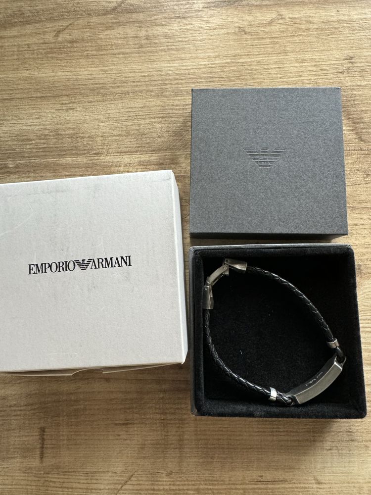 Браслет Шкіряний Emporio Armani