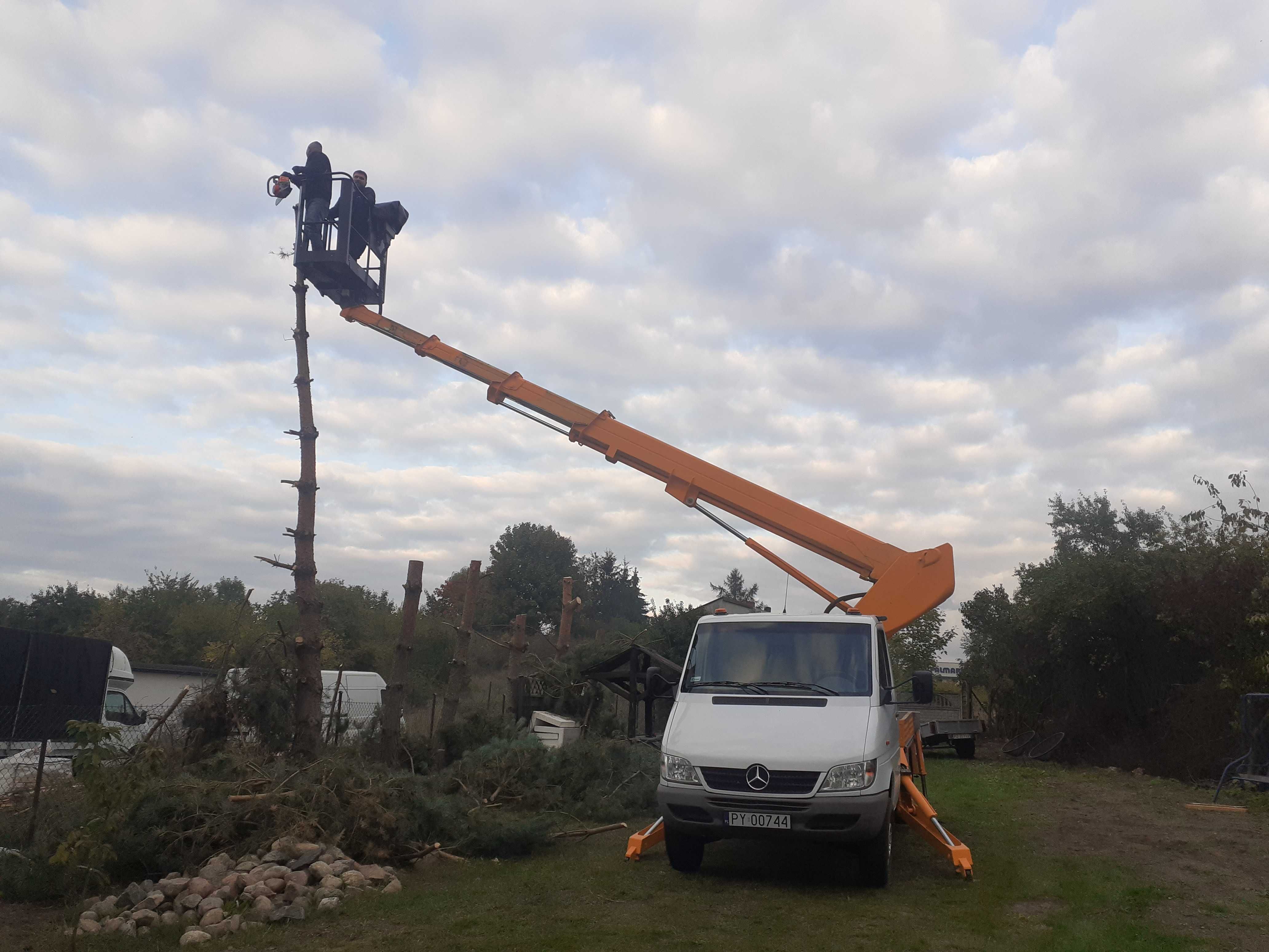 Wynajem Usługi Podnośnikiem Koszowy