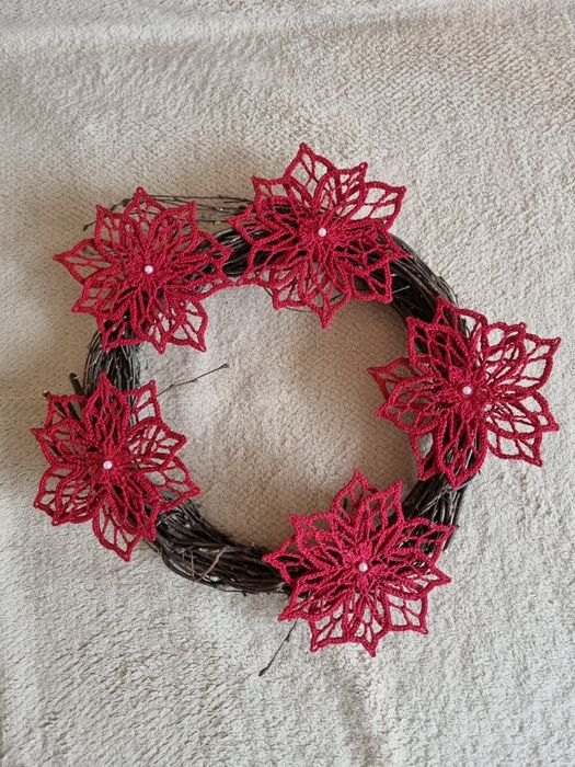 Kwiat poinsecji gwiazda betlejemska