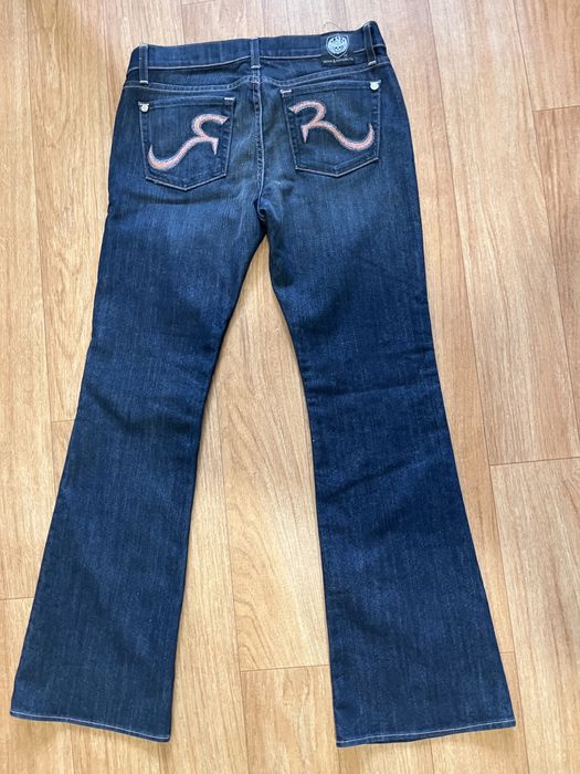 Вінтажні Джинси кльош на низький посадці