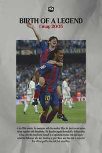 Plakat Messi & Ronaldinho | FC Barcelona