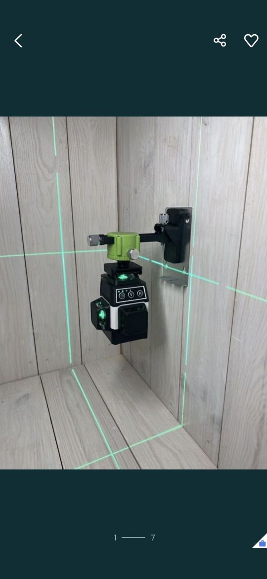 Poziomica laserowa Pracmanu 12 linii 3D laserem krzyżowym 360 Laser