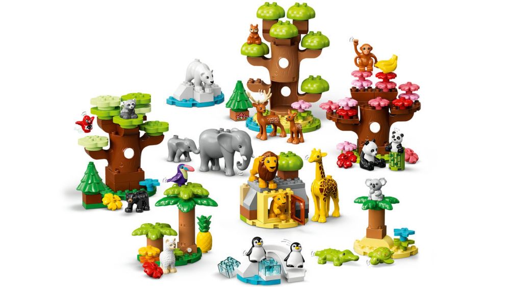 Конструктор LEGO DUPLO Дикі тварини світу (10975) лего