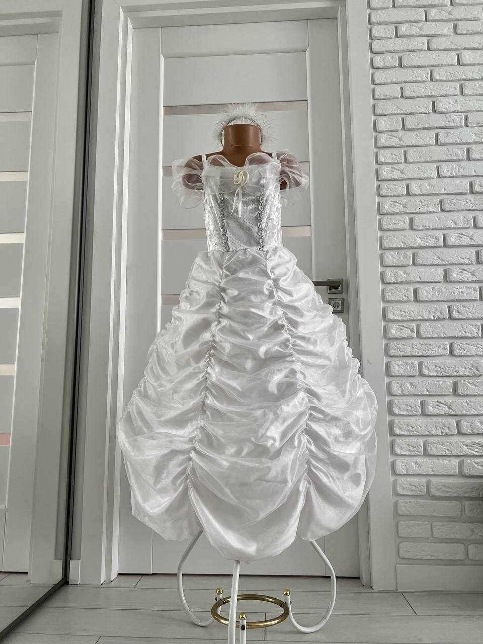 Карнавальное платье Барби-Невеста. Снежная Королева 6-7 лет