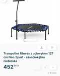 Trampolina z Uchwytem Neo Sport 127cm