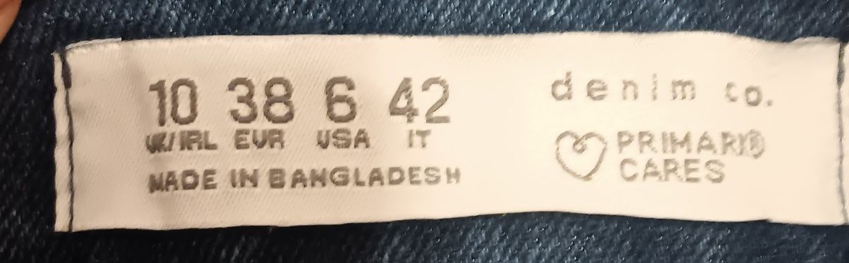 Calção de ganga tamanho 38