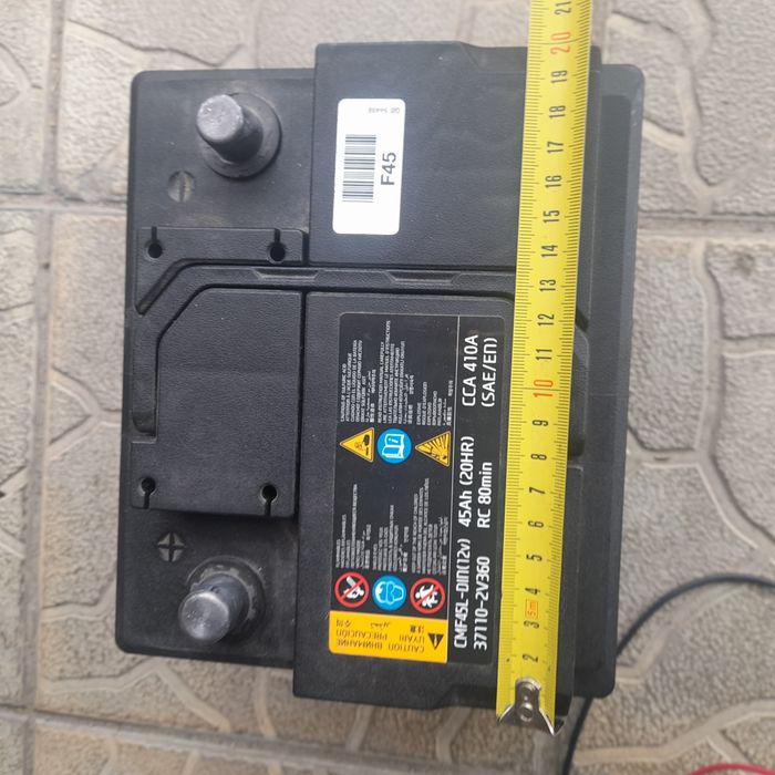 Інвертор,Акумулятор автомобільний 12в, 45 Ач