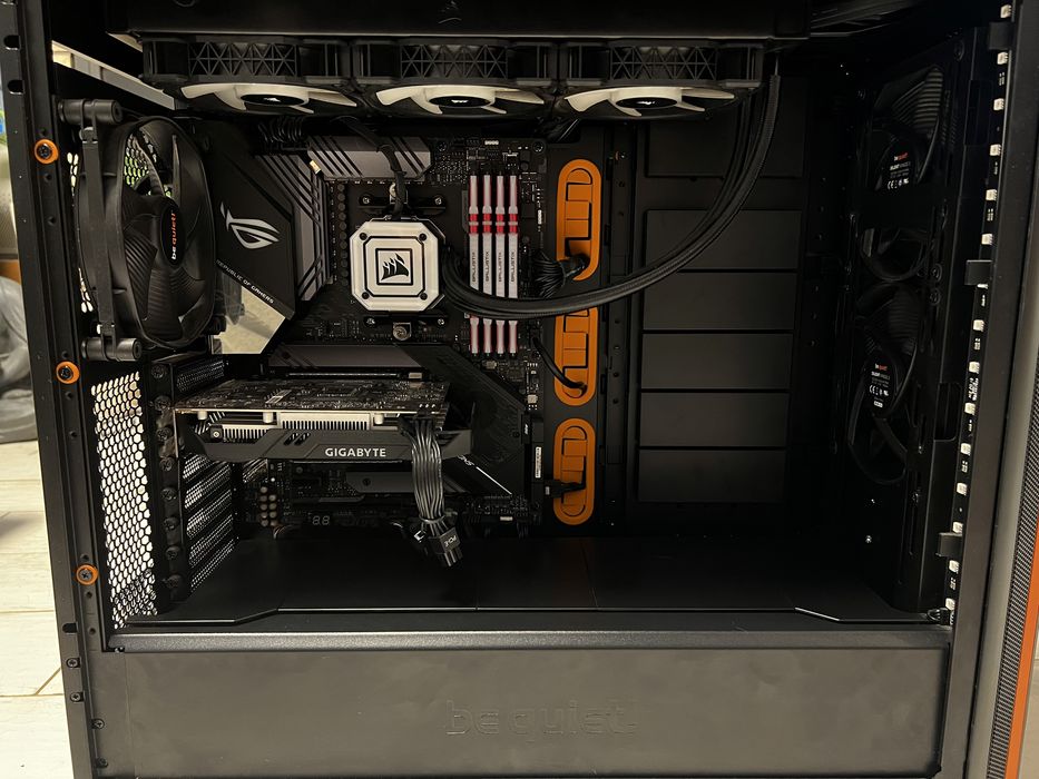 Komputer PC BeQuiet Dark Base Pro, AMD Ryzen 9, Corsair i inne!!