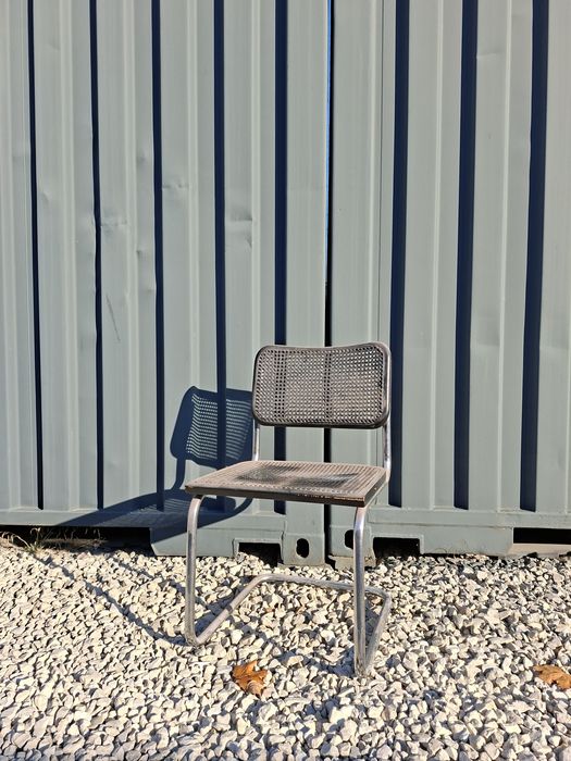 Krzesło rattanowe bauhaus