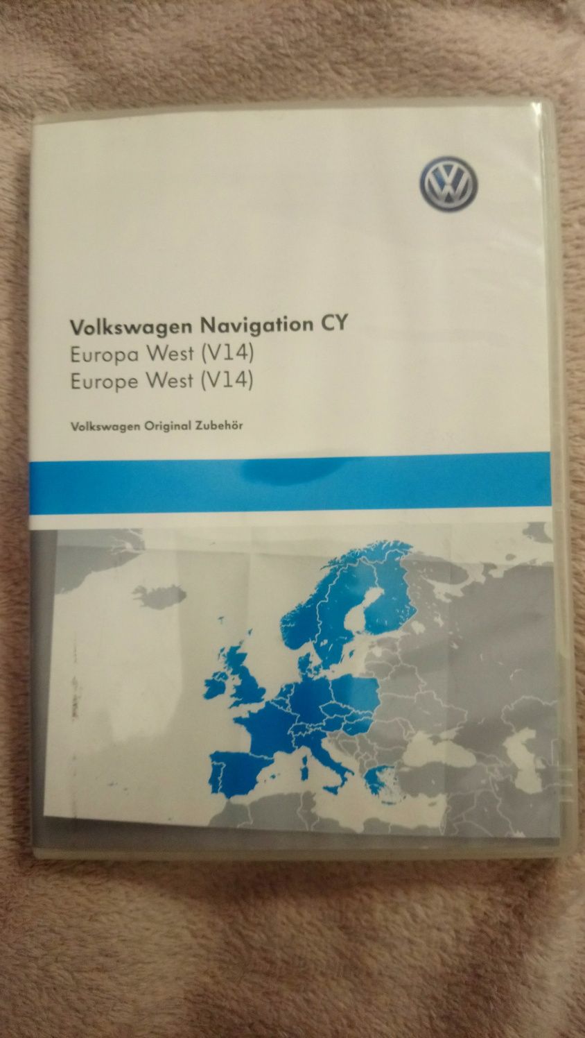 Mapa Europa West VW Seat Skoda płyta oryginał