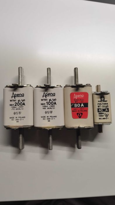 Apena / Polamp wkładka topikowa bezpiecznik nożowy.