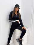 Komplet La Perla Besties czarny khaki cukierkowy fioletowy S M lampasy