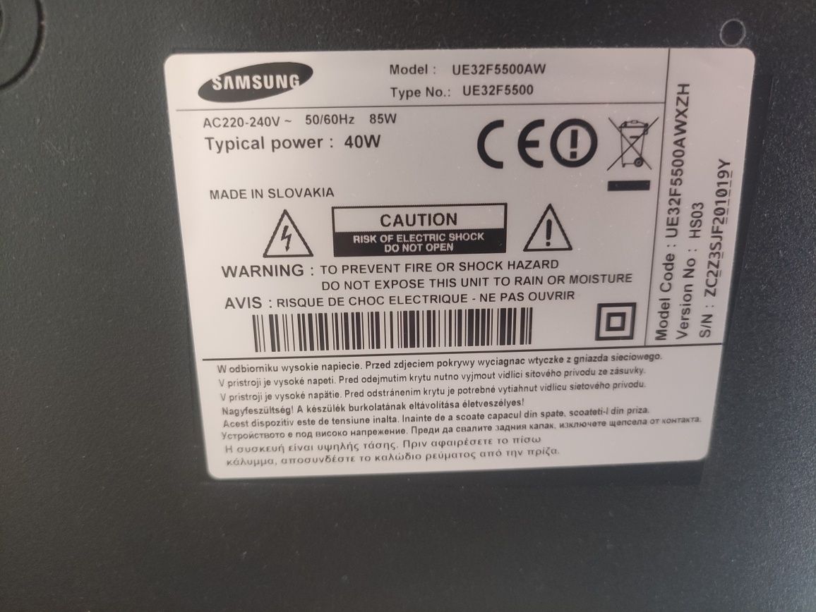 Telewizor Samsung 32" z pilotem