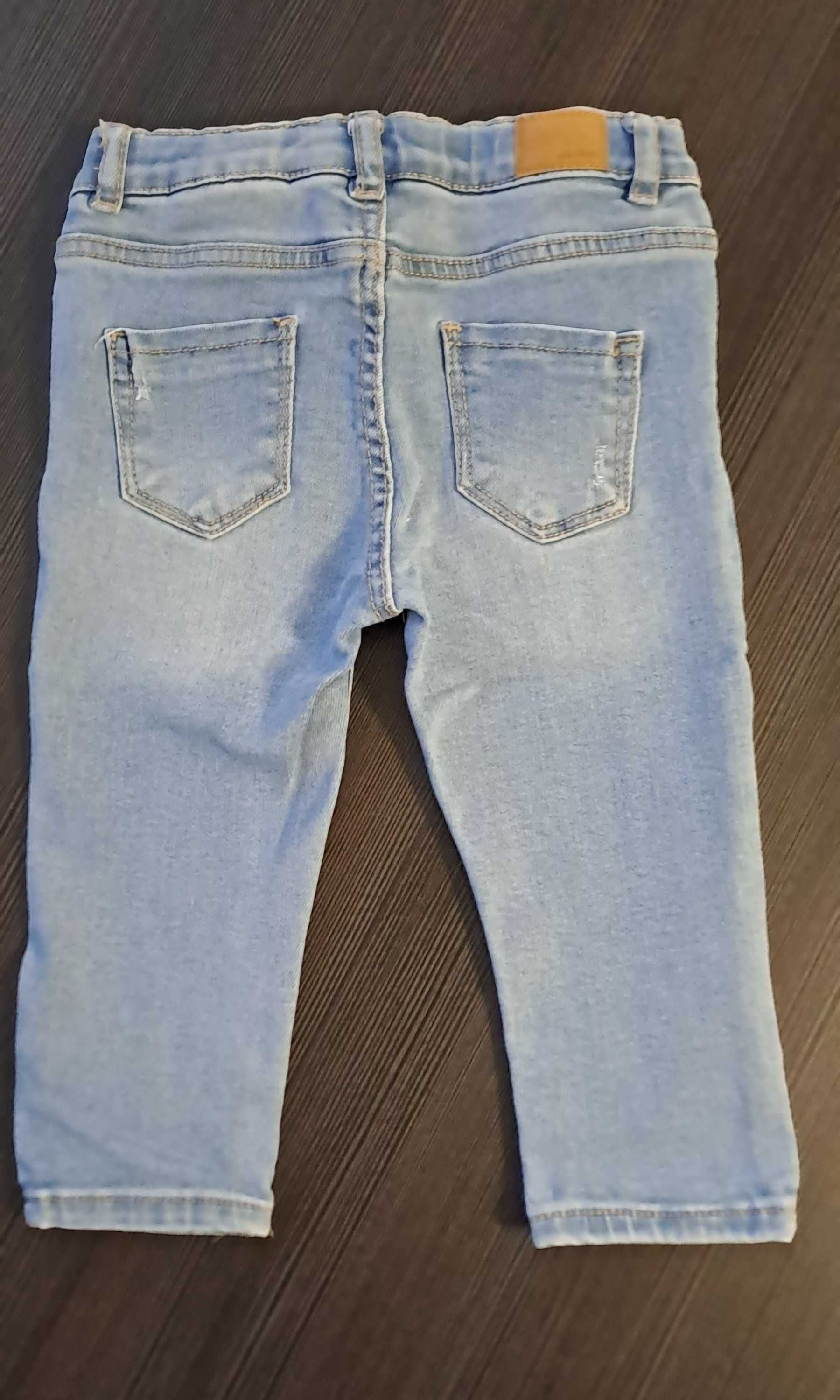 Spodnie jeansowe marki Zara rozmiar 86