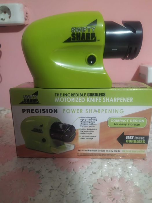Беспроводная точилка для ножей и ножниц swifty sharp