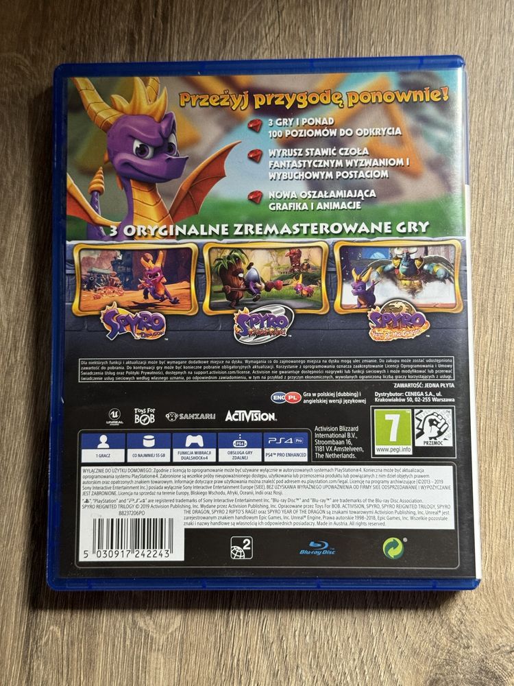 Spyro reignited trilogy ps4 / ps5