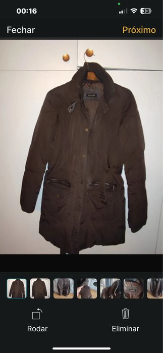 Casaco senhora massimo dutti tamanho M  Como novo pouco uso