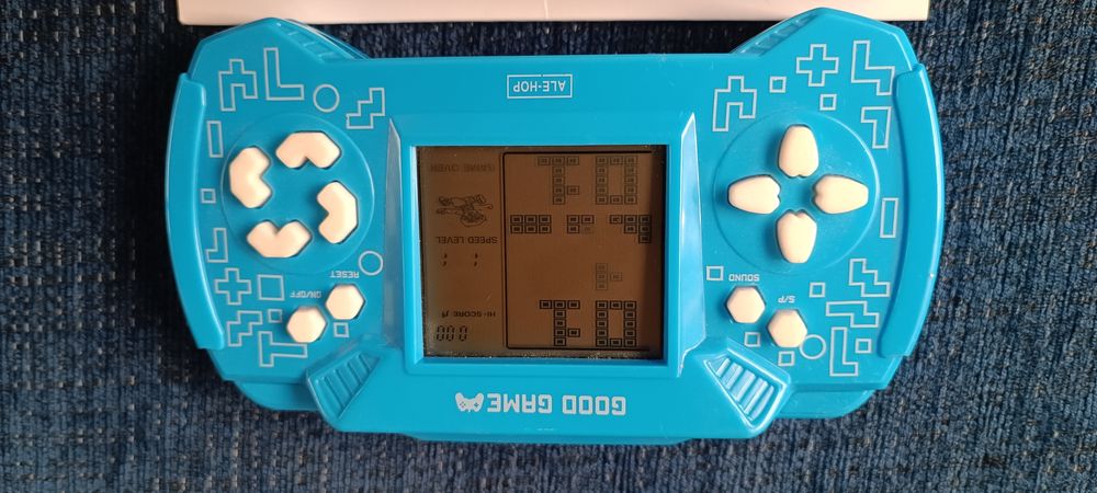 Jogo arcade portátil tetris e outros modos de jogo Novo