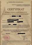 Certyfikat Kompetencji Zawodowych CKZ Licencja Transportowa